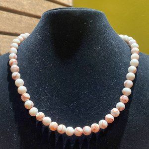 8MM Indonesian Picture Jasper Bead Stretchy Cord Necklace/Bracelet/Anklet